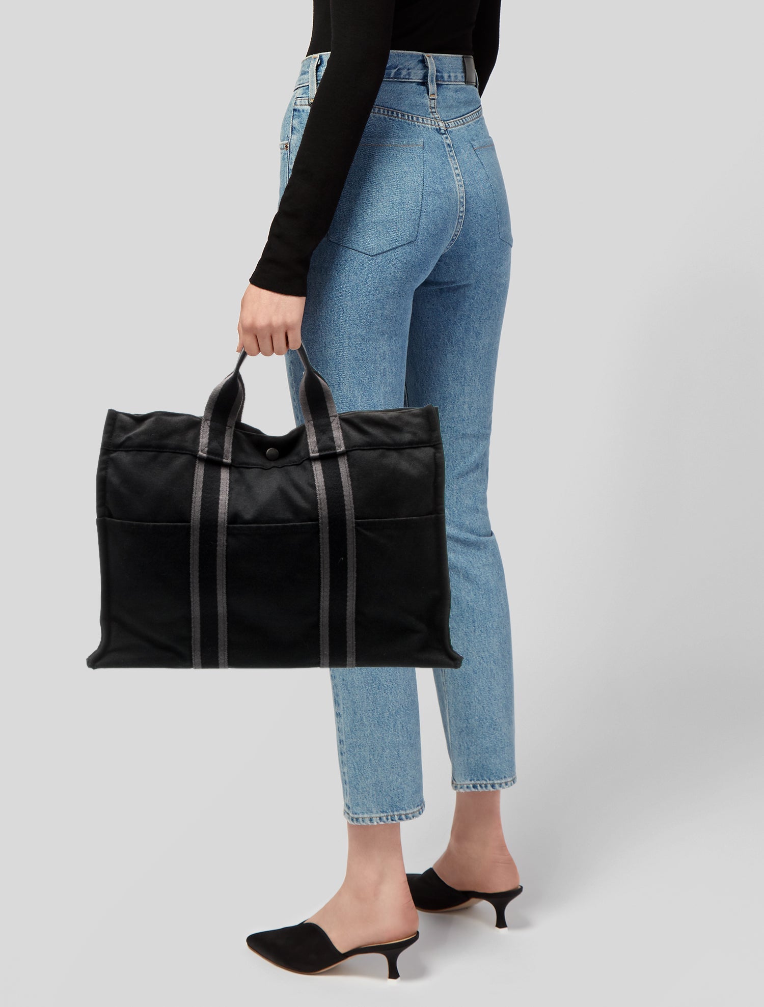 Hermès Toile Fourre-Tout MM