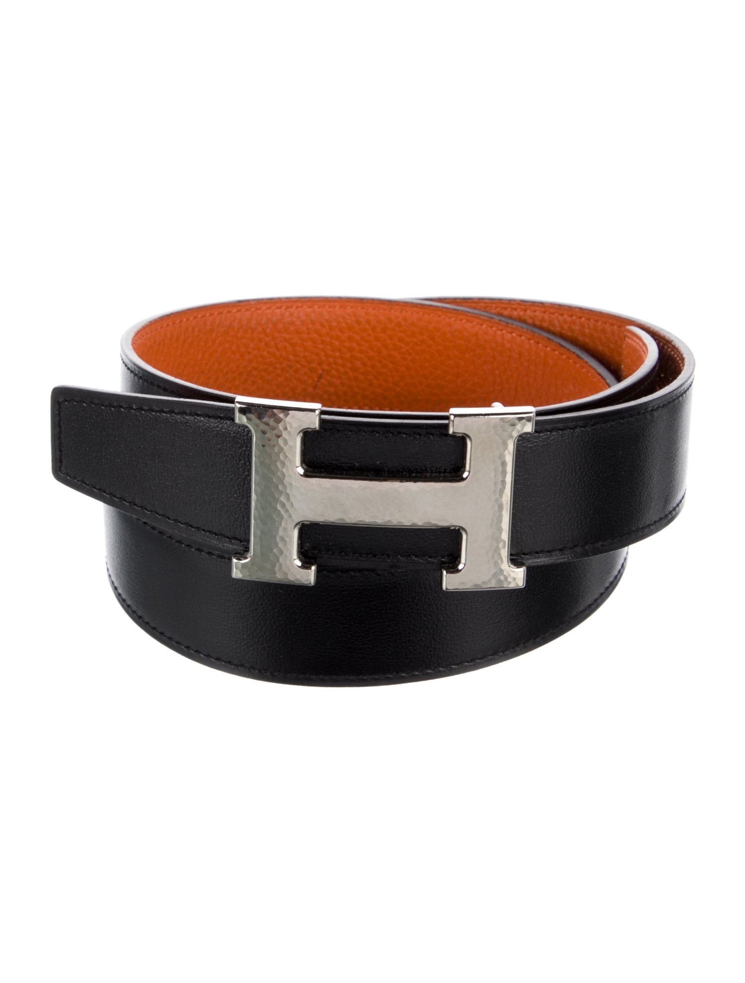 Hermès Reversible 38 mm H Martelée Belt Kit
