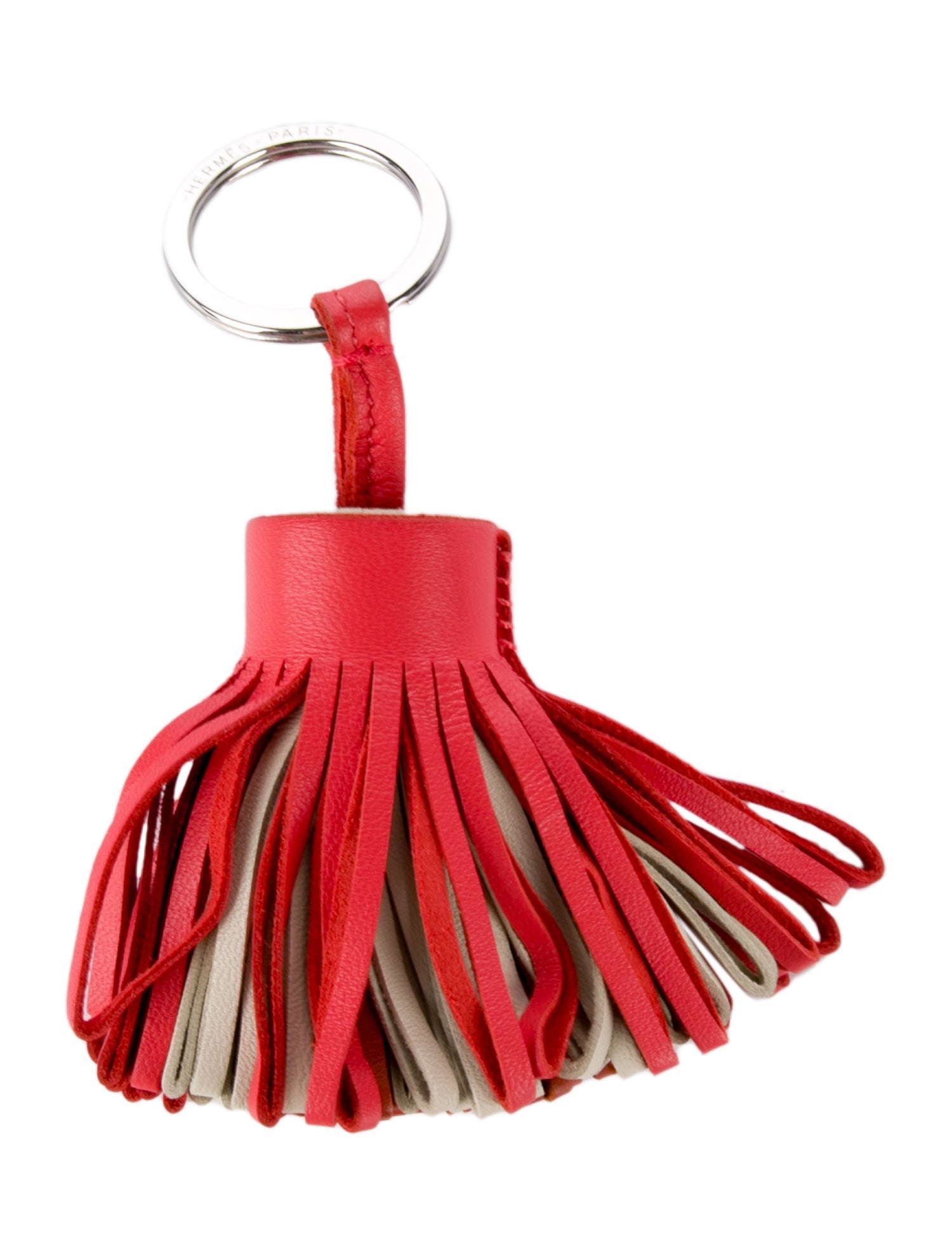 Hermès Carmen Leather Tassel Keychain