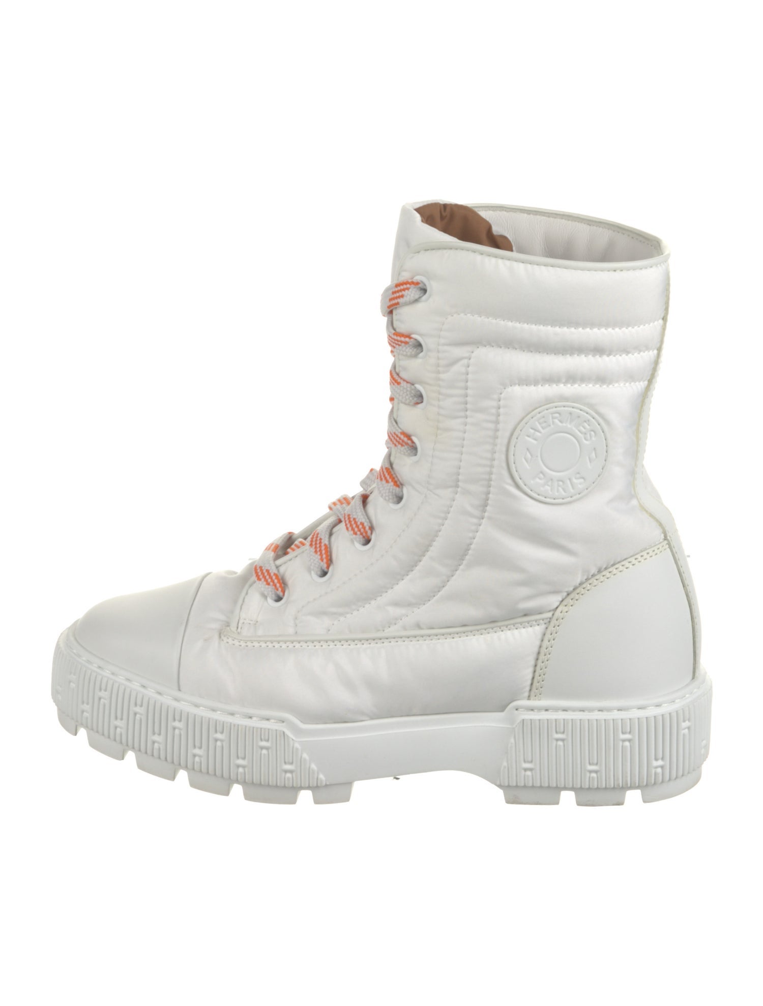 Hermès Fresh Nylon Combat Boots