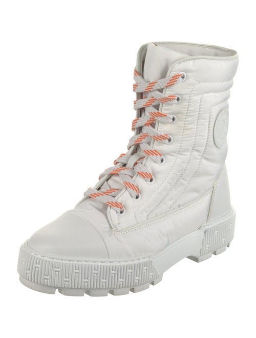 Hermès Fresh Nylon Combat Boots