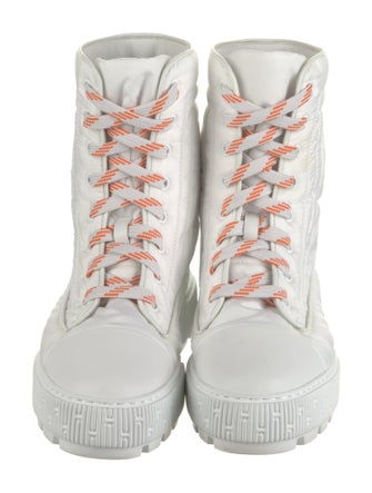 Hermès Fresh Nylon Combat Boots