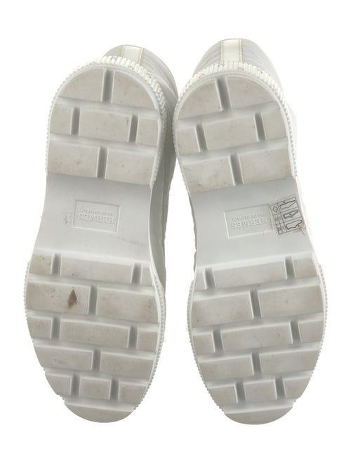 Hermès Fresh Nylon Combat Boots