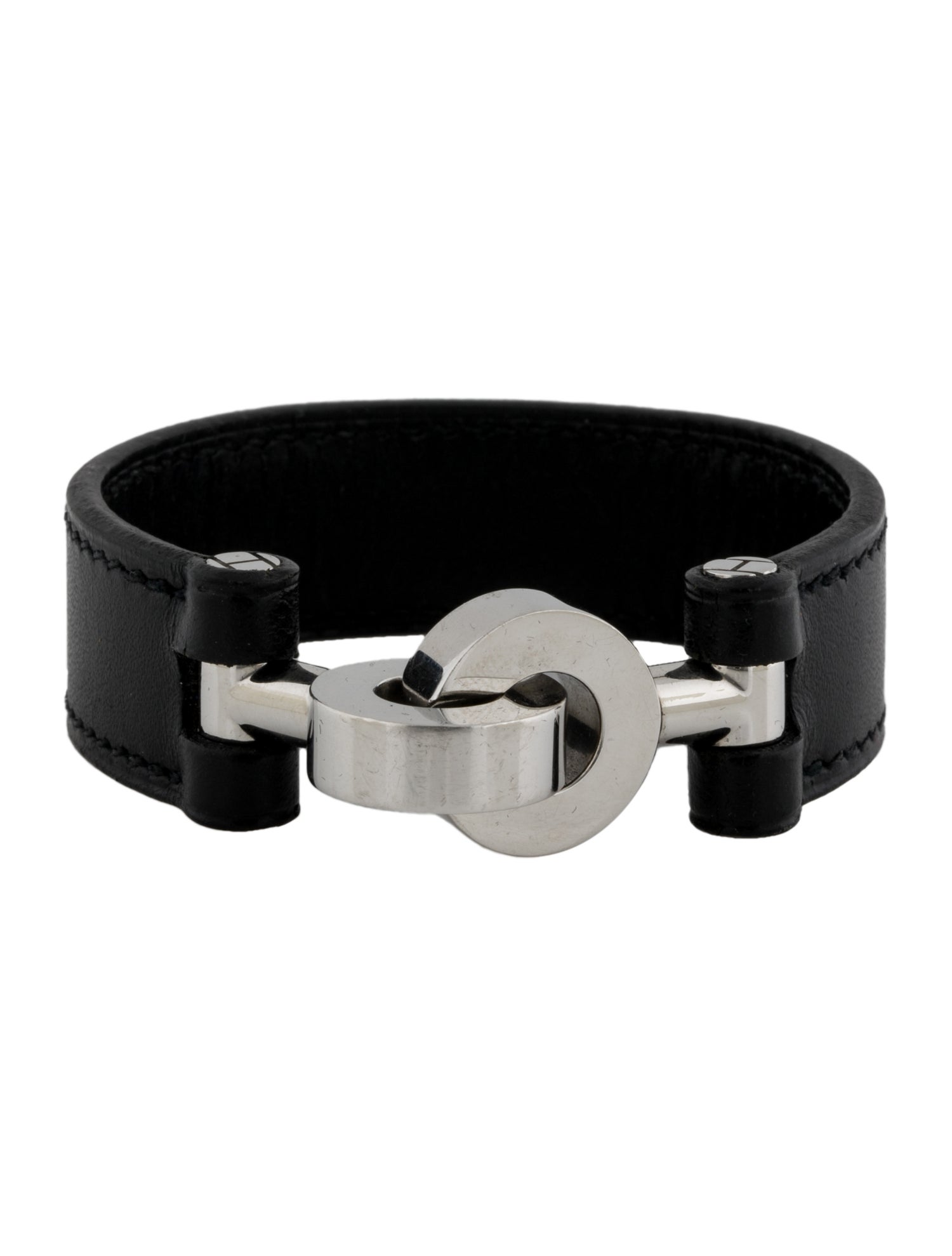 Hermès Leather Lancelot Bracelet