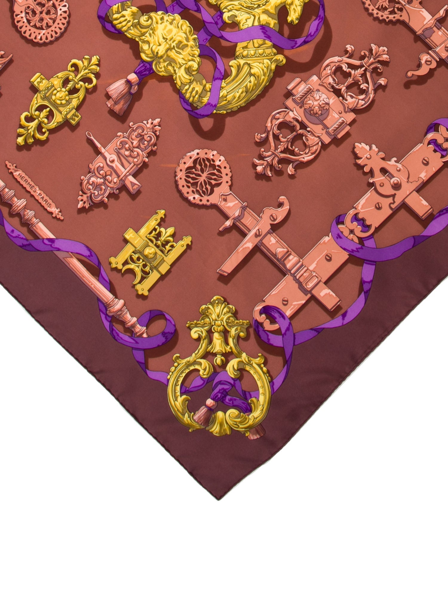 Hermès Ferronnerie Silk Scarf