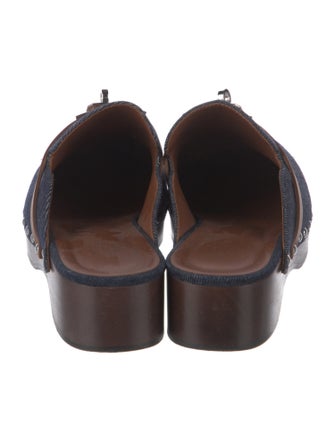 Hermès Carlotta Denim Mules
