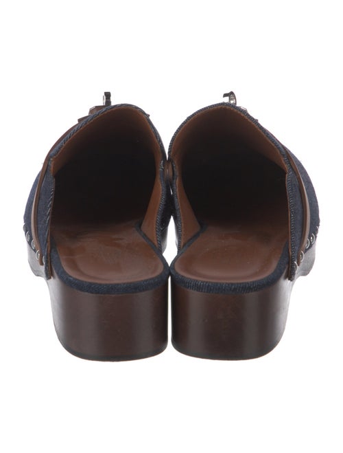 Hermès Carlotta Denim Mules