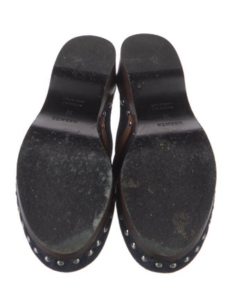 Hermès Carlotta Denim Mules