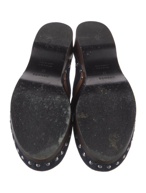 Hermès Carlotta Denim Mules