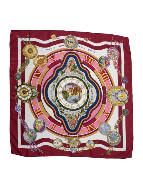 Hermès La Ronde Des Heures Silk Scarf