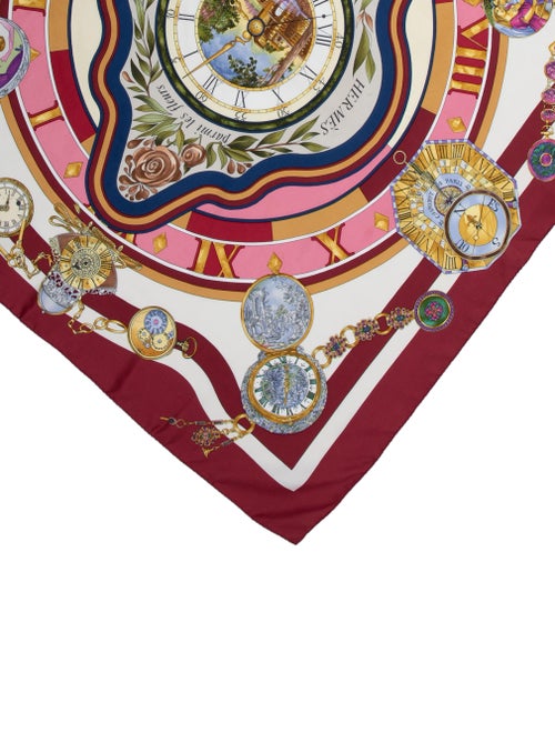 Hermès La Ronde Des Heures Silk Scarf