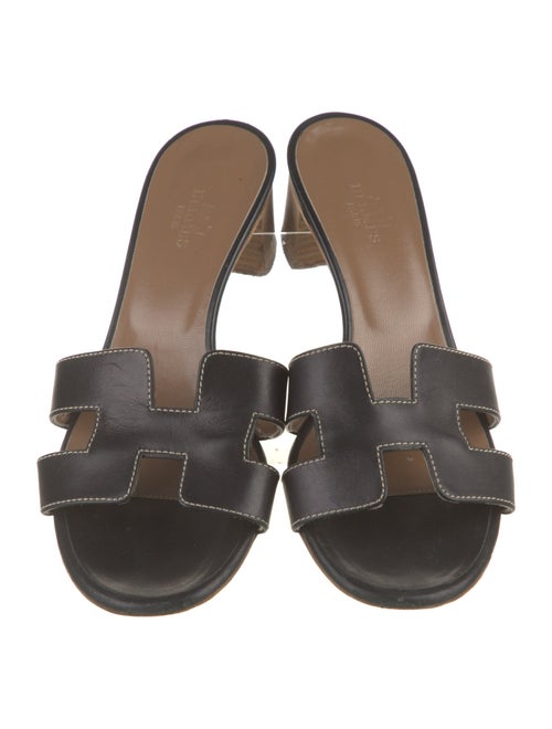 Hermès Oasis Leather Slides