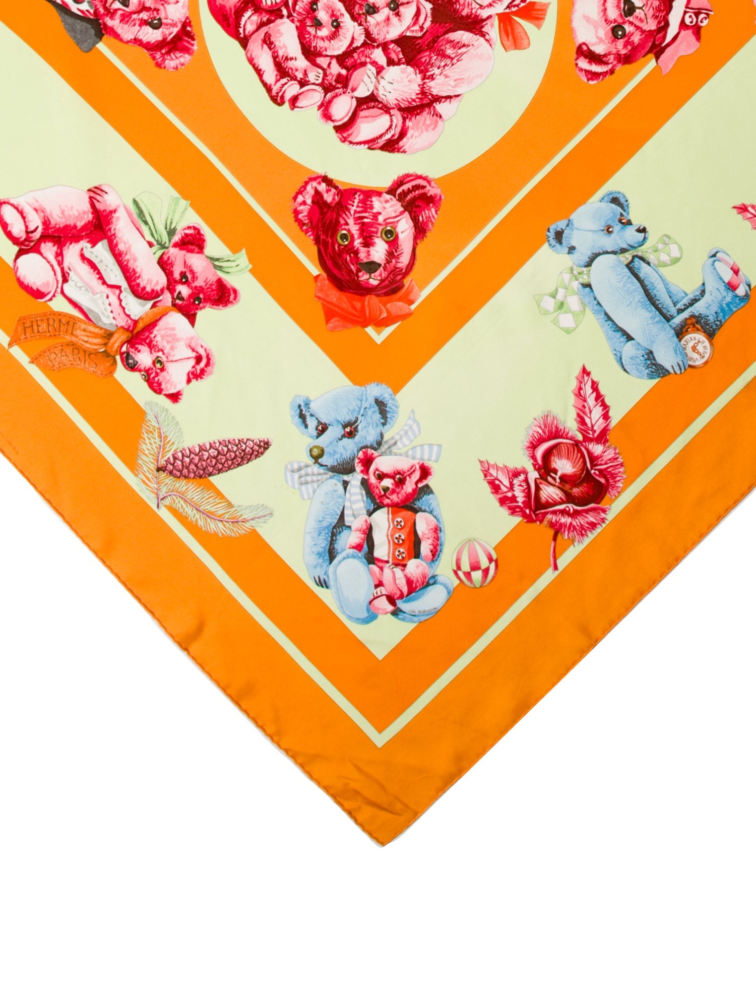 Hermès Confidents des Coeurs Silk Scarf