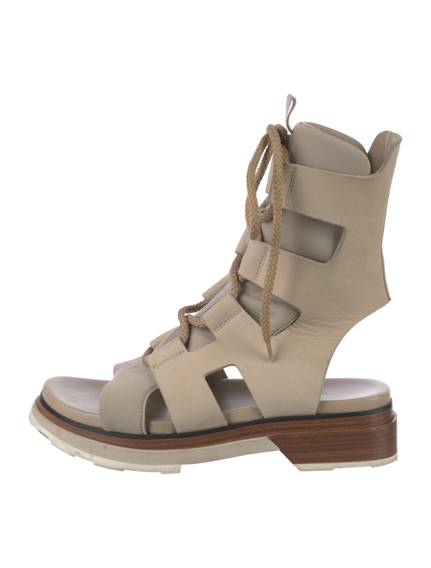 Hermès 2019 Suede Gladiator Sandals