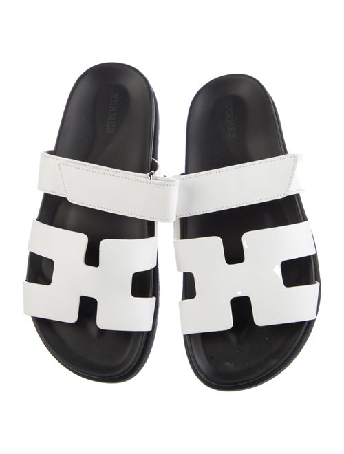 Hermès Chypre Leather Slides