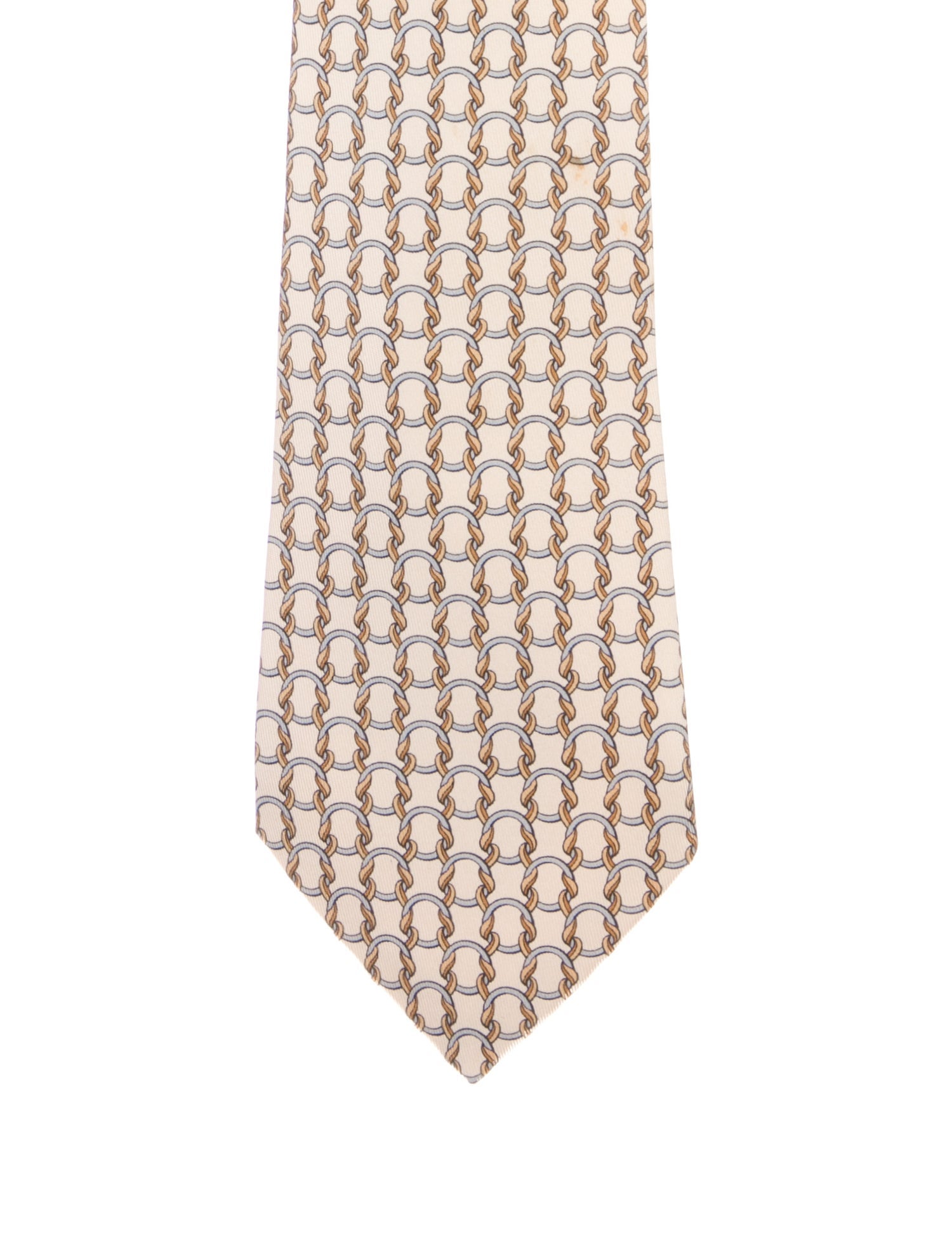 Hermès Silk Patterned Tie