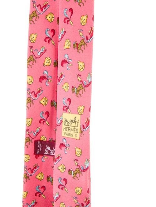 Hermès Silk Patterned Tie