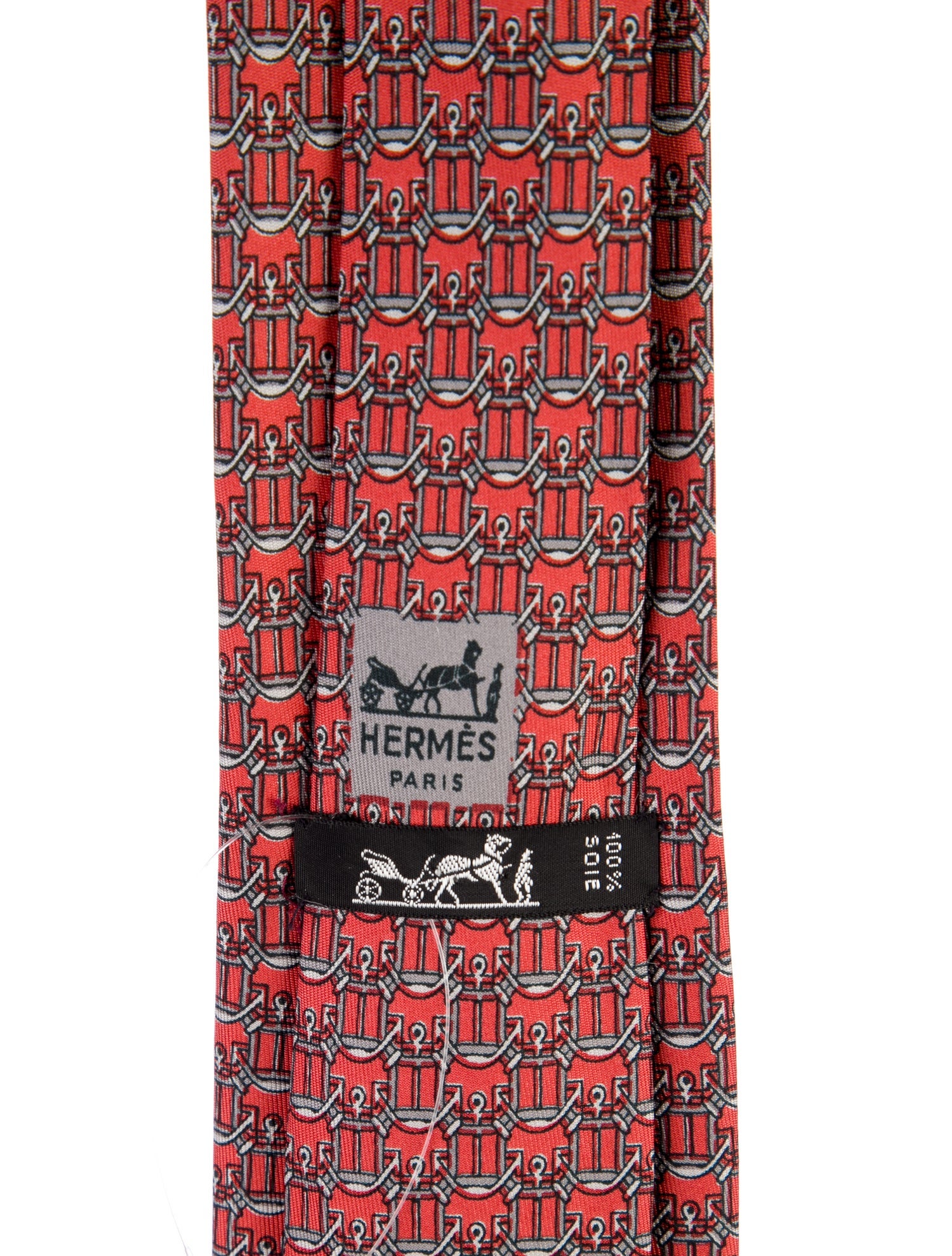 Hermès Silk Patterned Tie