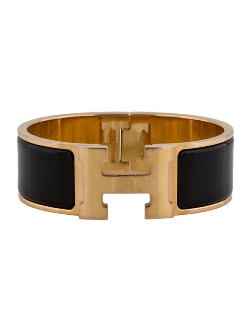 Hermès Clic Clac H Enamel Bangle Bracelet