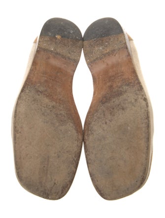 Hermès H Logo Canvas Loafers