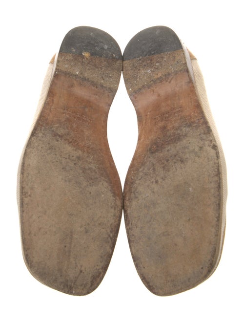 Hermès H Logo Canvas Loafers