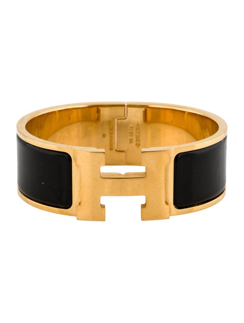 Hermès Clic Clac H Enamel Bangle Bracelet