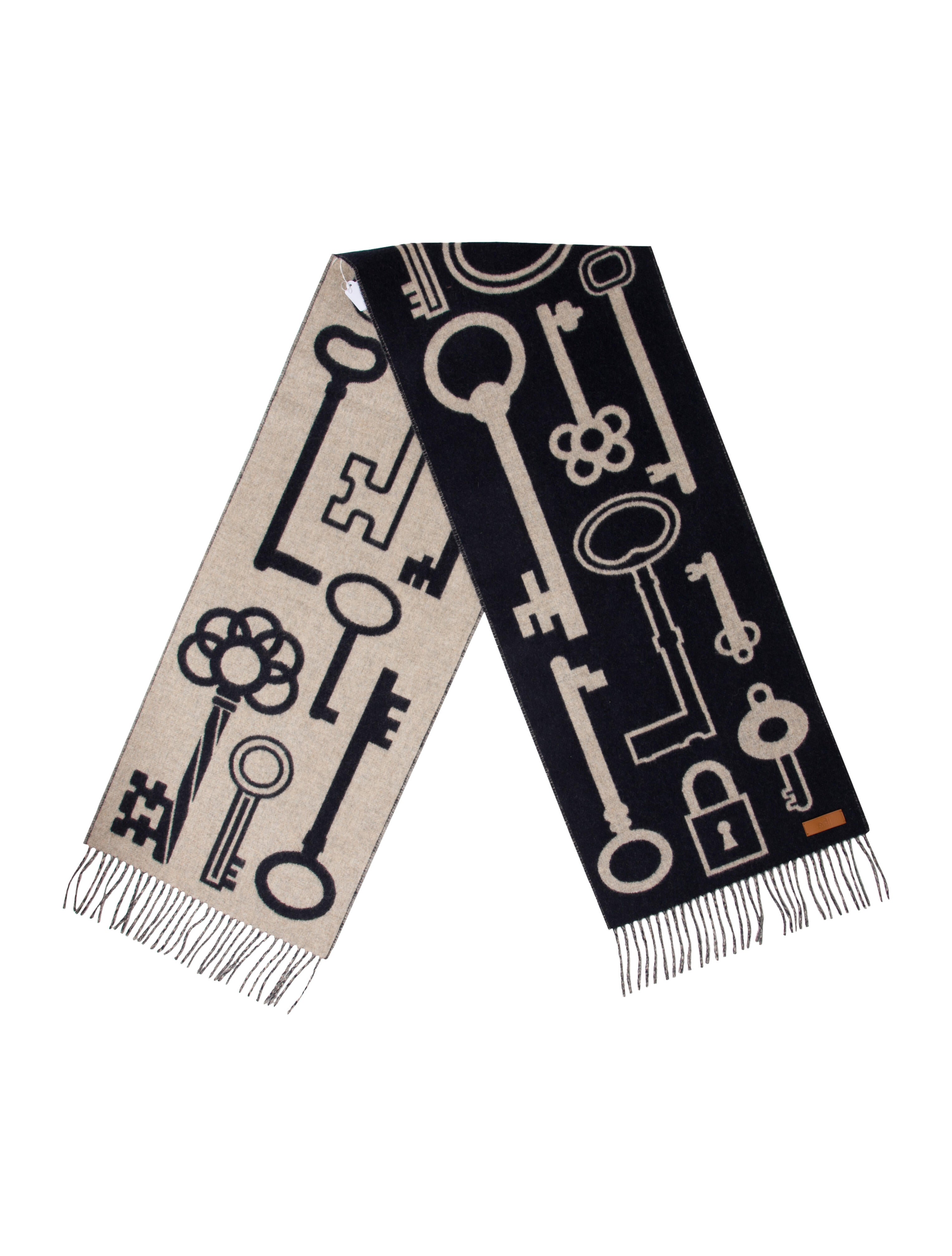 Hermès Casaque Porte-Clefs Cashmere Muffler