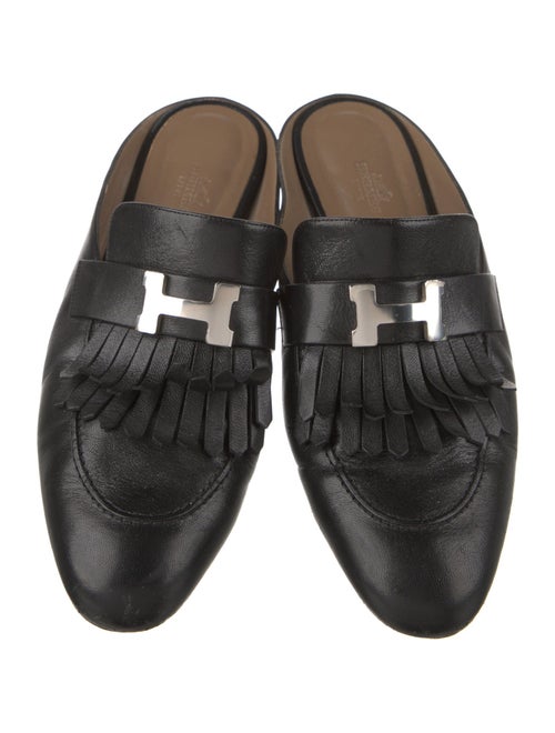 Hermès Rivoli H Logo Mules
