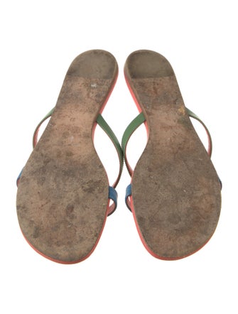 Hermès Corfou Leather Slides