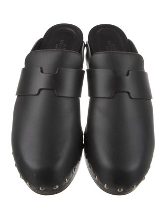 Hermès Calya Leather Mules