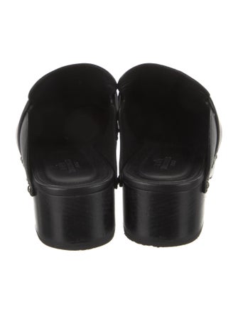 Hermès Calya Leather Mules