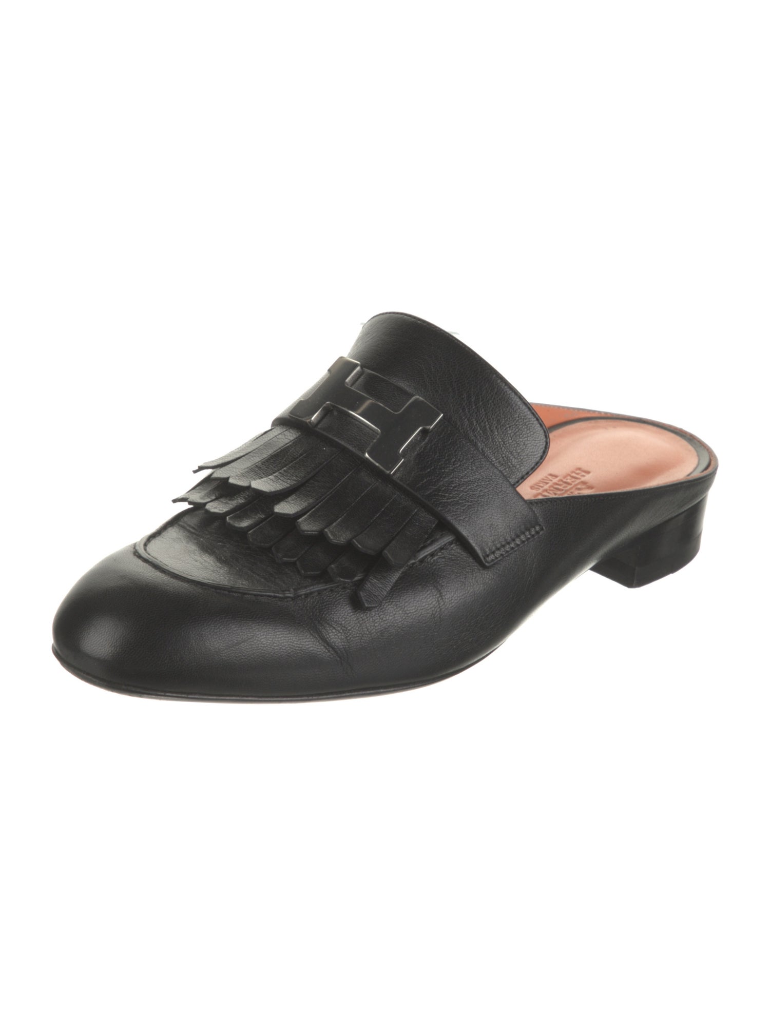 Hermès Rivoli H Logo Mules