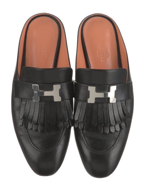 Hermès Rivoli H Logo Mules