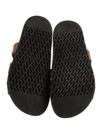 Hermès Chypre Leather Slides