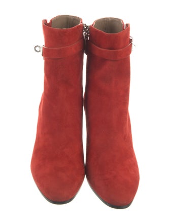 Hermès Saint Germain Suede Chelsea Boots