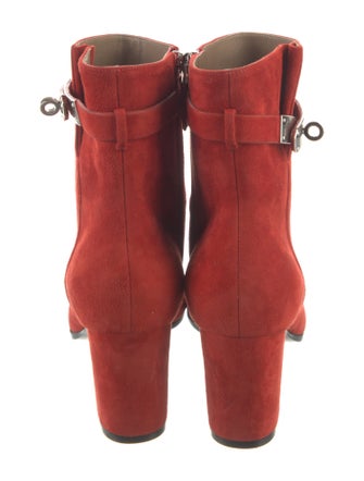 Hermès Saint Germain Suede Chelsea Boots