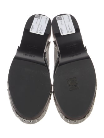 Hermès Carlotta Canvas Mules