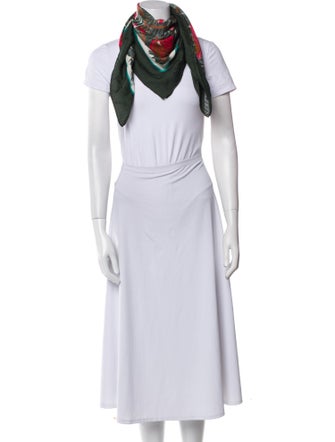 Hermès Cols Verts Cashmere Scarf