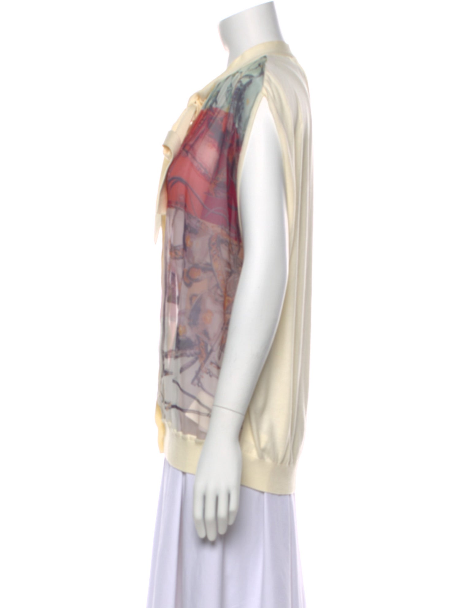 Hermès Silk Printed Sweater