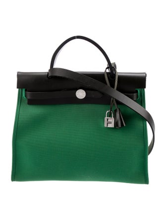 Hermès Toile Officier Herbag Zip 31