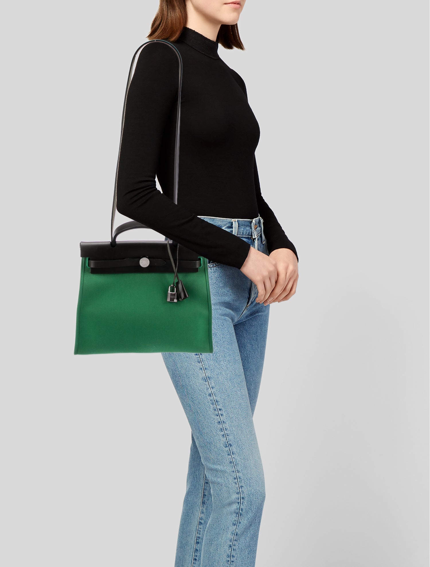 Hermès Toile Officier Herbag Zip 31