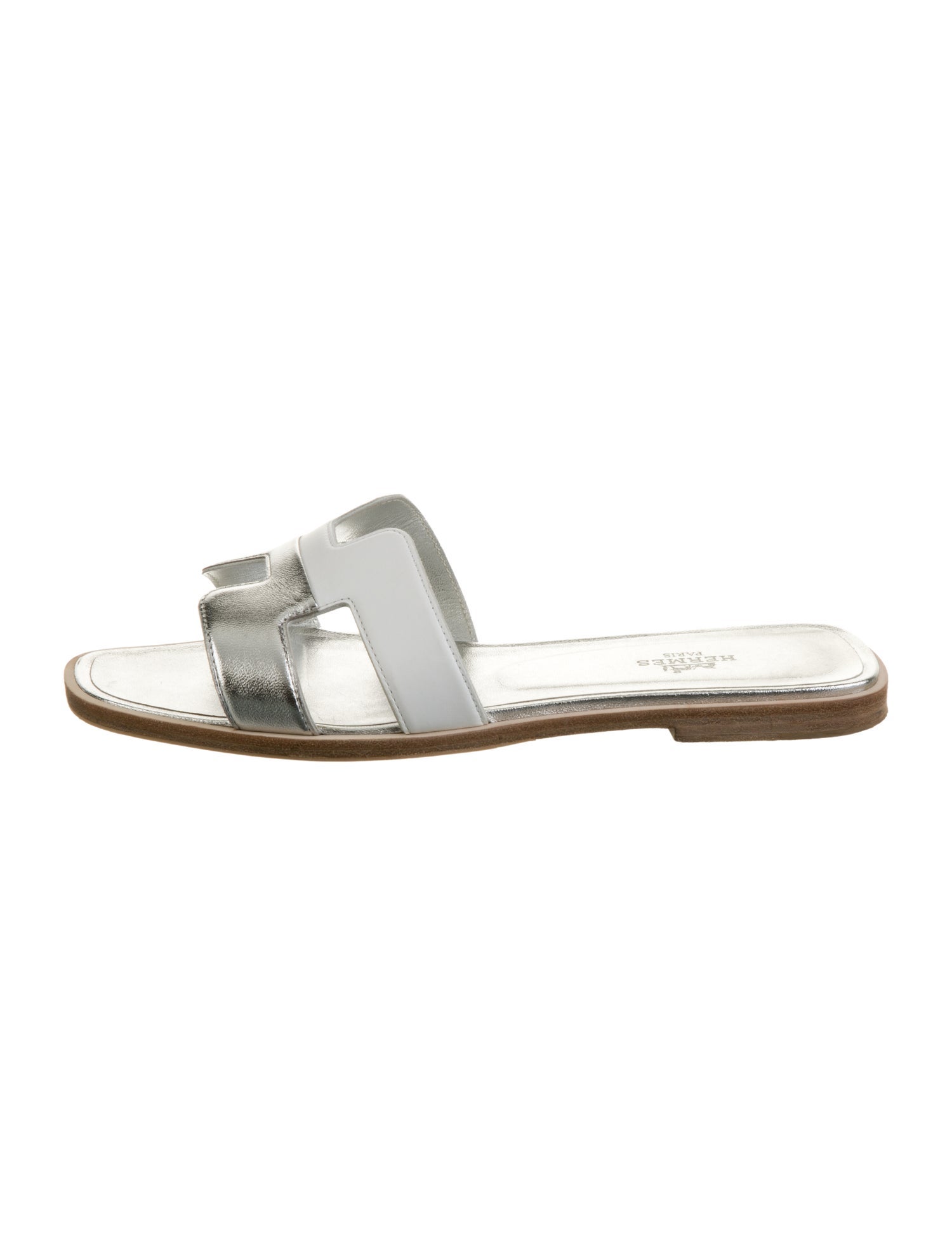 Hermès Oran Leather Slides