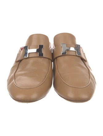 Hermès Paradis Leather Mules