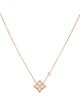 Louis Vuitton 18K Mother-Of-Pearl & Diamond Color Blossom Station Necklace