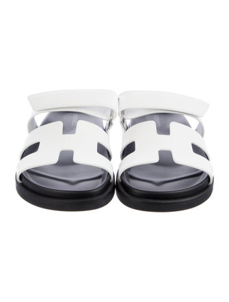 Hermès Chypre Leather Slides