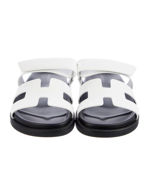 Hermès Chypre Leather Slides