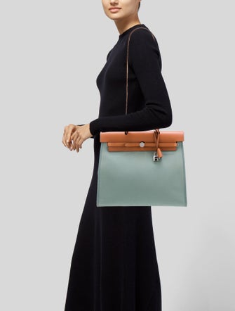 Hermès Toile Herbag Zip 39