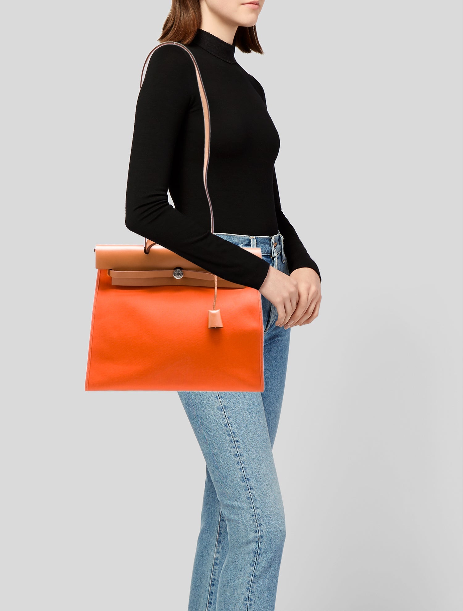 Hermès Toile Herbag Zip 39