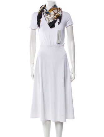 Hermès Bateau A Vapeur De Jouffroy D’Abbans 1784 Silk Scarf