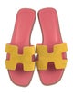 Hermès Oran Suede Slides